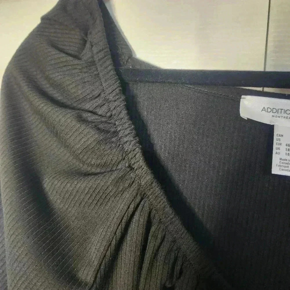 Penningtons Addition Elle Black Sweetheart Long Sleeve Knit Stop Size 1x - Picture 8 of 8